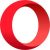 Opera Browser Logo - A stylized red 'O' with a flowing design